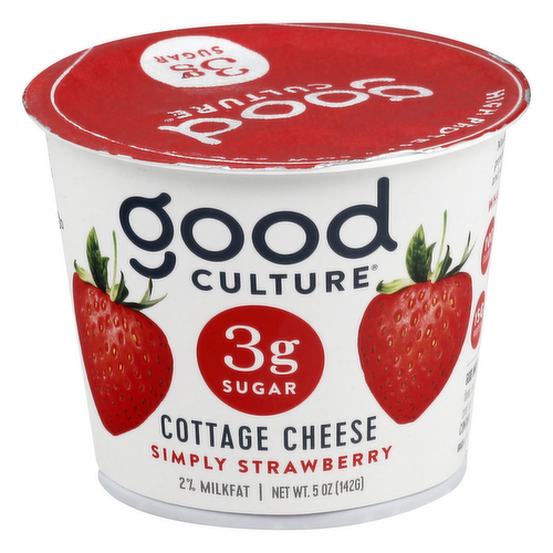 Good Culture Strawberry 3g Sugar Cottage Cheese