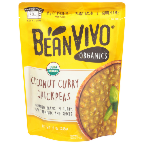 BeanVivo Organics Coconut Curry Chickpeas
