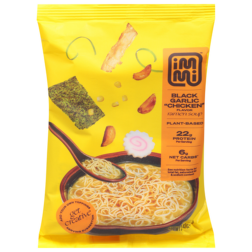 Immi Plant-Based Black Garlic "Chicken" Flavor Ramen Soup