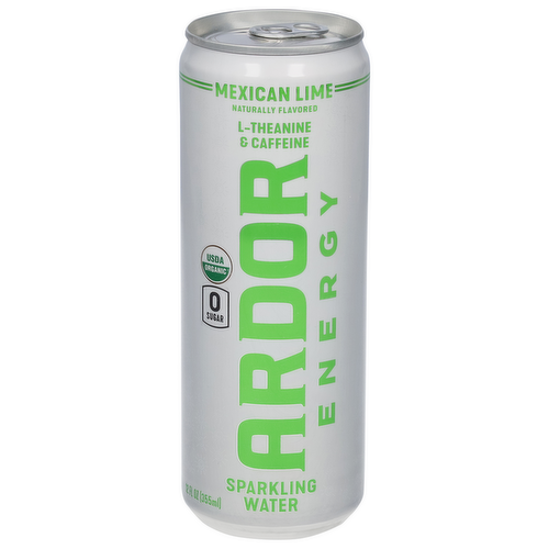 Ardor Energy Organic Mexican Lime Sparkling Water