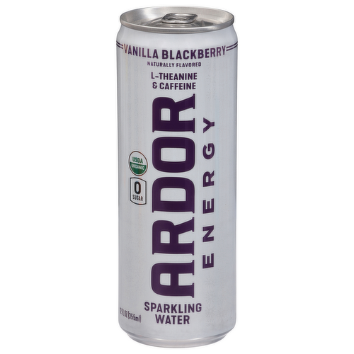 Ardor Energy Organic Vanilla Blackberry Sparkling Water