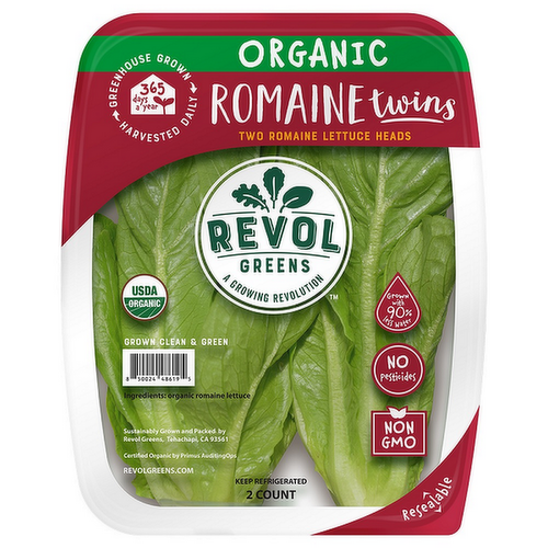 Revol Greens Organic Romaine Twins