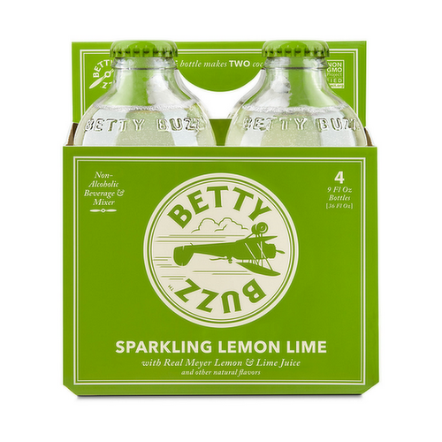 Betty Buzz Sparkling Lemon Lime Soda