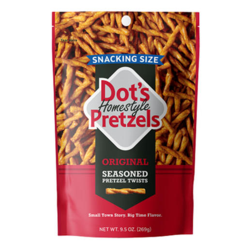 Dot's Homestyle Pretzels Original Seasoned Pretzel Twists Snacking Size