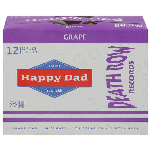 Happy Dad Death Row Records Grape Hard Seltzer