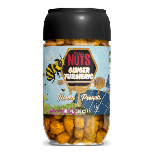 We Are Nuts Ginger Turmeric Honey Peanuts