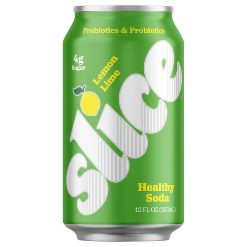 Slice Lemon Lime Healthy Soda