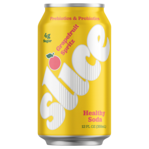 Slice Grapefruit Spritz Healthy Soda