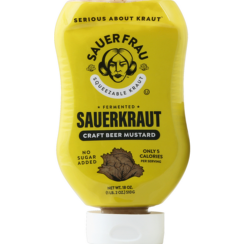 Sauer Frau Craft Beer Mustard Sauerkraut