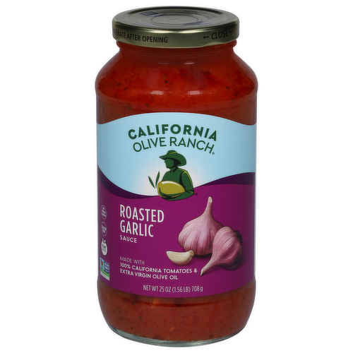 California Olive Ranch Roasted Garlic Pasta Sauce