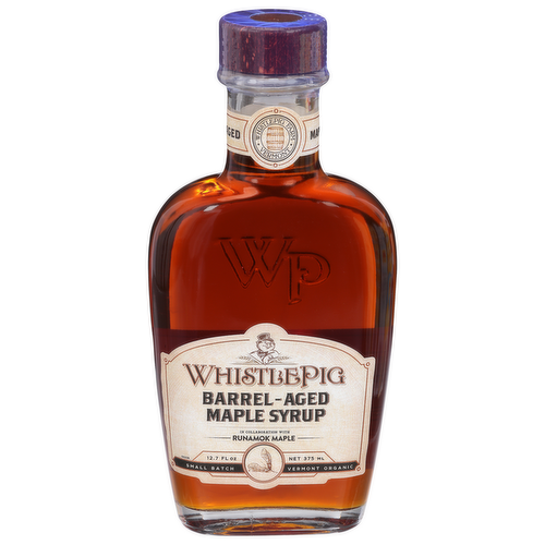 WhistlePig Barrel Aged Maple Syrup in Collaboration with Runamok Maple