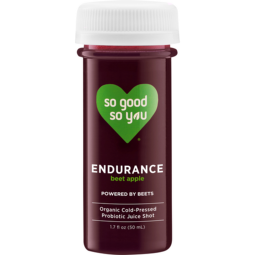 So Good So You Organic Endurance Beet Apple Probiotic Juice Shot
