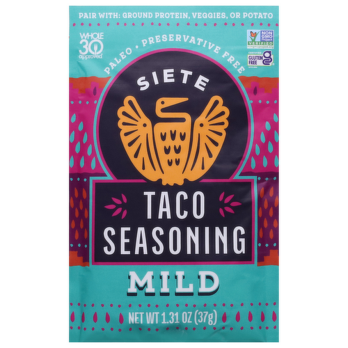 Siete Mild Taco Seasoning