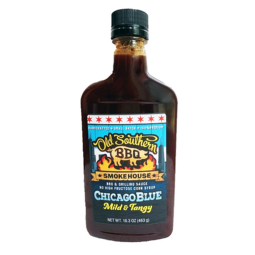 Old Southern BBQ Smokehouse Chicago Blue BBQ Sauce