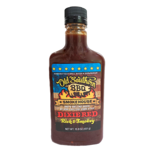 Old Southern BBQ Smokehouse Dixie Red BBQ Sauce