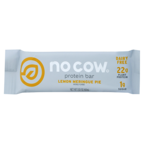 No Cow Lemon Meringue Pie Vegan Protein Bar