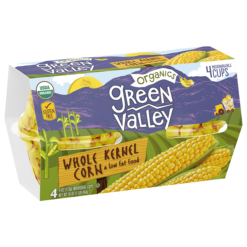Green Valley Organic Whole Kernel Corn Cups