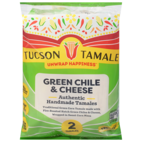 Tuscon Tamale Green Chile & Cheese Tamales