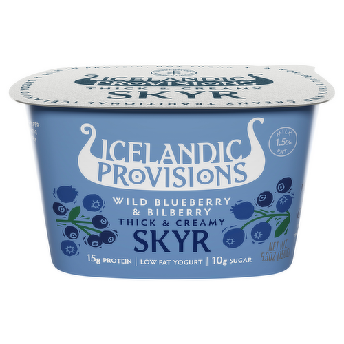 Icelandic Provisions Wild Blueberry & Bilberry Skyr Yogurt