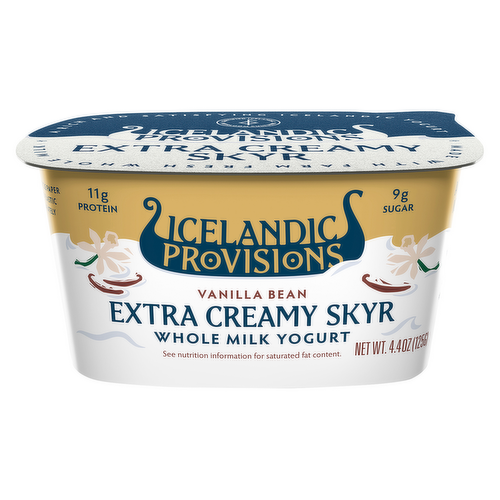 Icelandic Provisions Vanilla Bean Extra Creamy Skyr Yogurt