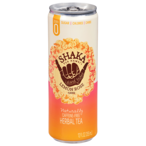 Shaka Lemon Rose Caffeine Free Herbal Tea