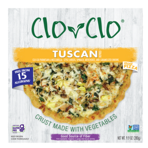 Clo Clo Tuscan Inspired Vegan Pizza