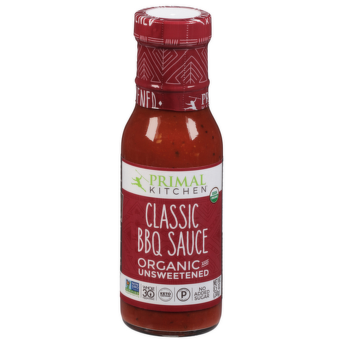 Primal Kitchen Organic Unsweetened Classic BBQ Sauce