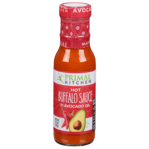 Primal Kitchen No Dairy Hot Buffalo Sauce with Avocado Oil