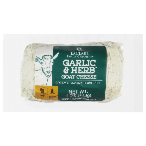 LaClare Garlic & Herb Goat Cheese Log