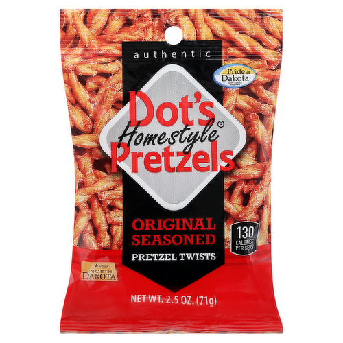 Dot's Homestyle Pretzels Original Seasoned Pretzel Twists Snack Size