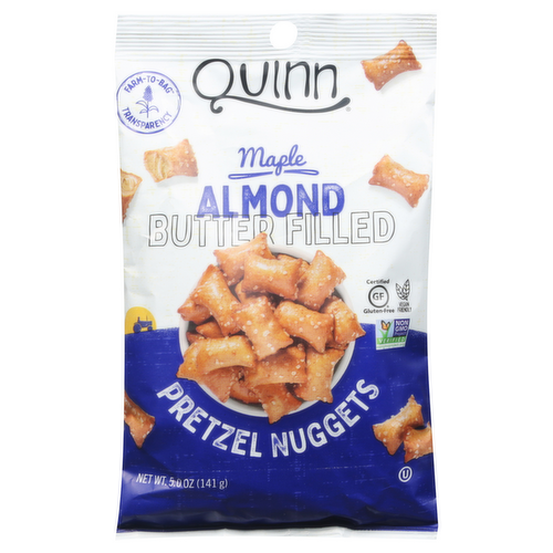 Quinn Maple Almond Butter Filled Pretzel Nuggets