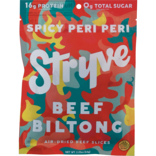 Stryve Peri-Peri Seasoned Beef Biltong Jerky