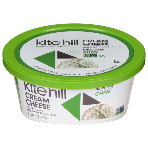 Kite Hill Dairy Free Chive Cream Cheese Alternative