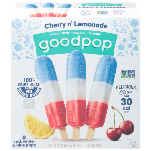 GoodPop Cherry n' Lemonade Junior Pops