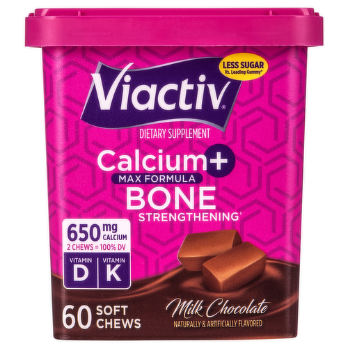 Viactiv Calcium Plus D Soft Milk Chocolate Chews