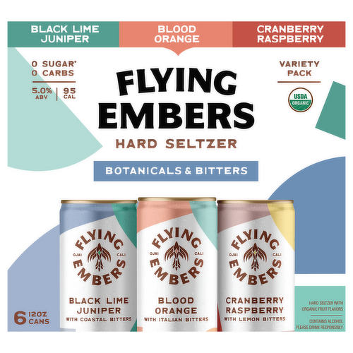 Flying Embers Fruit & Flora Collection Hard Seltzer Variety Pack