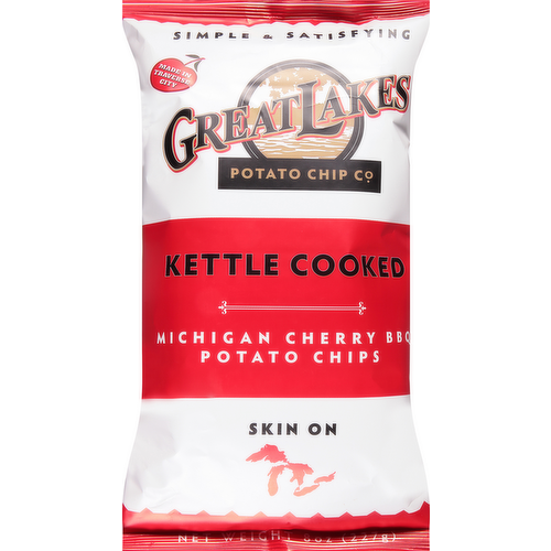 Great Lakes Potato Chip Co. Michigan Cherry BBQ Potato Chips
