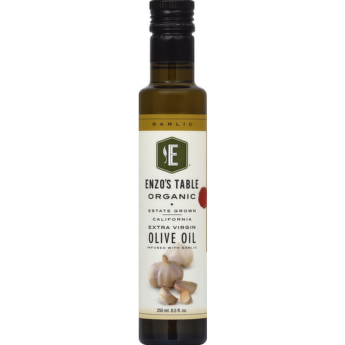 Enzo's Table Organic Garlic Infused Extra Virgin Olive Oil