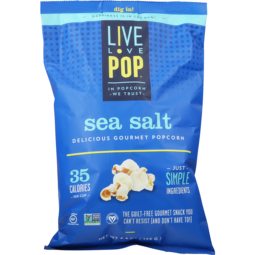 Live Love Pop Sea Salt Popcorn