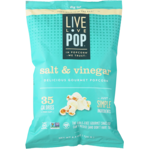 Live Love Pop Salt & Vinegar Popcorn