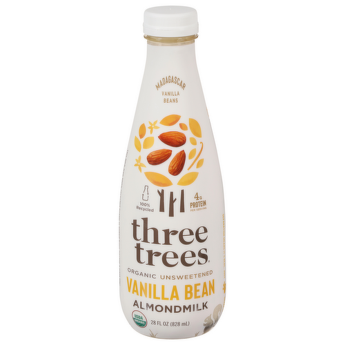 Three Trees Organic Unsweetened Vanilla Almond Milk