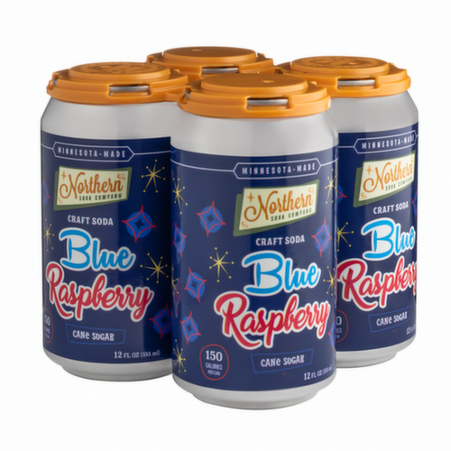 Northern Soda Company Blue Raspberry Soda