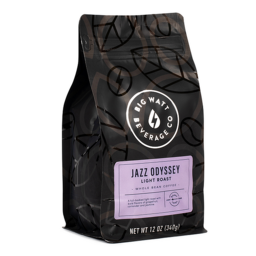 Big Watt Beverage Co. Whole Bean Jazz Odyssey Light Roast Coffee