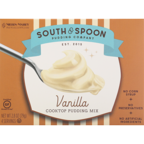 South & Spoon Pudding Company Vanilla Cooktop Pudding Mix