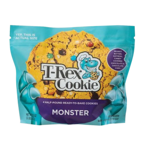 T-Rex Cookie Monster Ready To Bake Cookie Dough