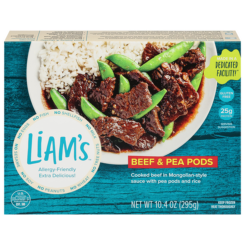 Liam's Beef & Pea Pods