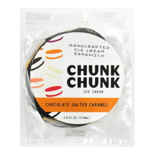 ChunkChunk Chocolate Salted Caramel Ice Cream Sandwich