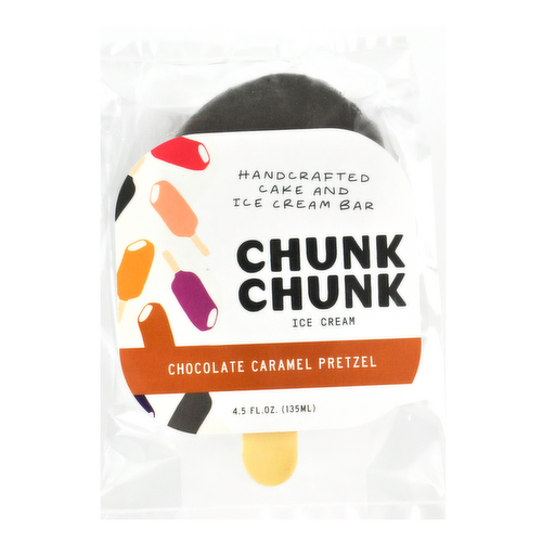 ChunkChunk Chocolate Caramel Pretzel Ice Cream Bar