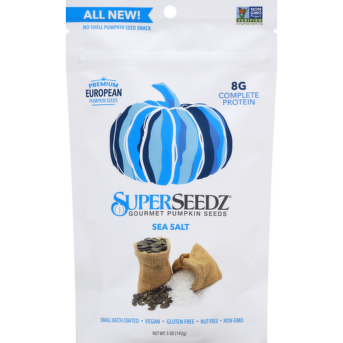 SuperSeedz Sea Salt Gourmet Pumpkin Seeds