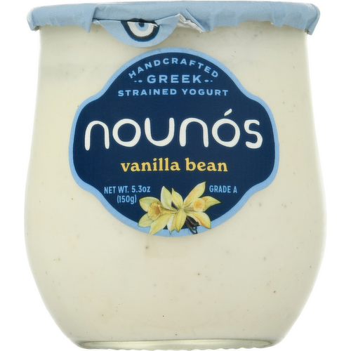 Nounos Vanilla Bean Strained Greek Yogurt